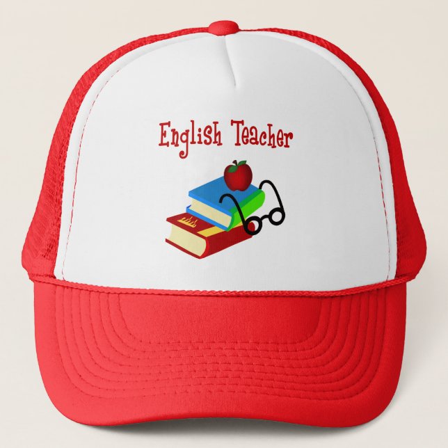 Casquette Cadeaux d'enseignant anglais (Devant)