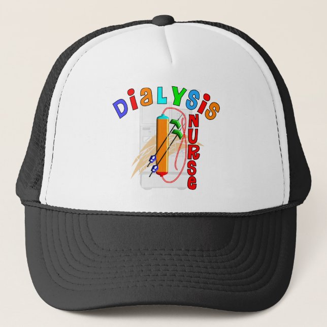 Casquette Cadeaux d'infirmière de dialyse (Devant)