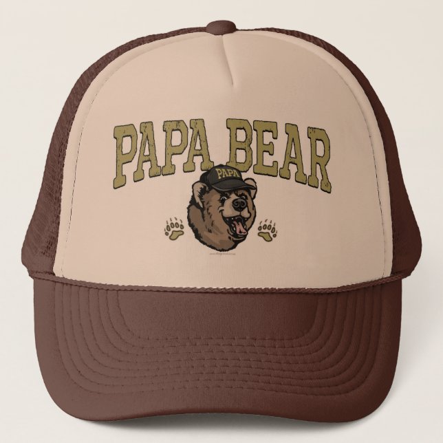 Casquette Cadeaux d'ours de papa pour le papa (Devant)