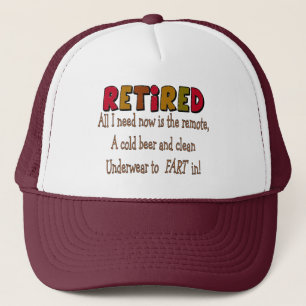 Casquette Cadeaux drôles "bière froide, extérieur, pet " 