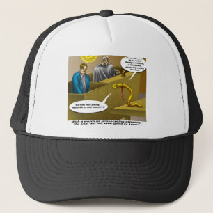 Casquette Cadeaux drôles de dessin animé du procès de Lizzie
