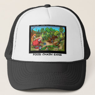 Casquette Cadeaux Drôles Gangue de la Chaîne Alimentaire T-s