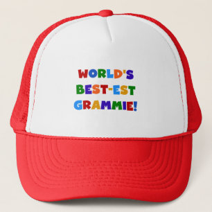Casquette Cadeaux du Meilleur-est Grammie du monde lumineux