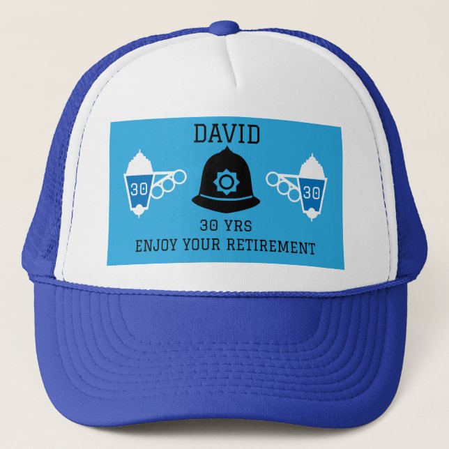 Casquette Cadeaux Et Accessoires De Police Britannique (Devant)