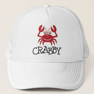 Casquette cadeaux et habillement désagréables de crabe