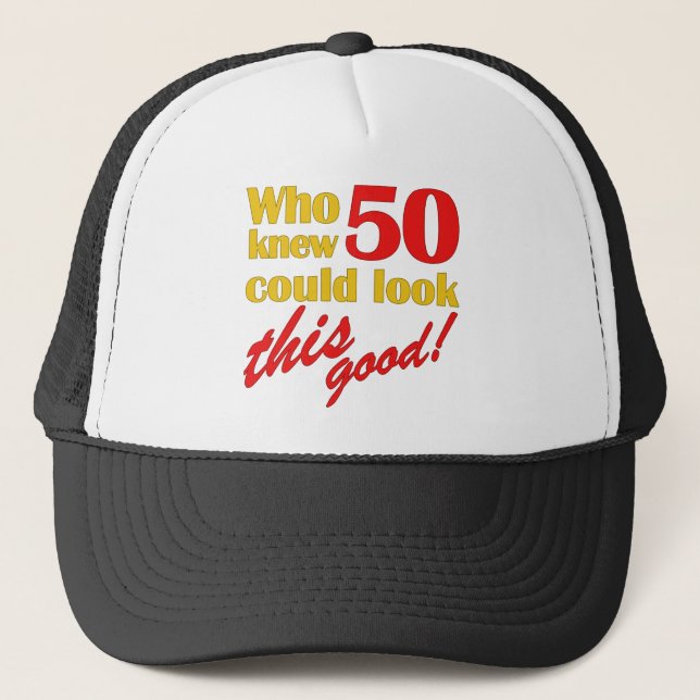 Casquette Cadeaux Hilarious 50e anniversaire (Devant)