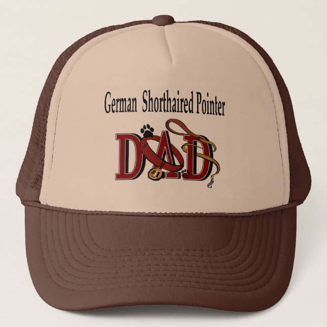 Casquette Cadeaux papa pointre allemand (Devant)