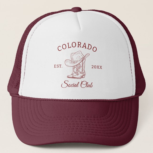 Casquette cadeaux personnalisés Club Bach EVJF Nashville (Devant)