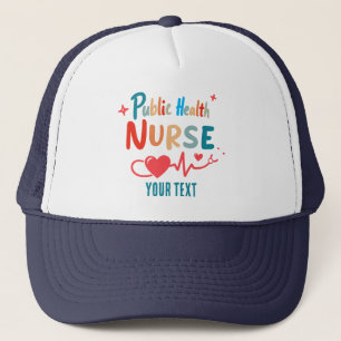 Casquette Cadeaux personnalisés d'infirmière en santé publiq