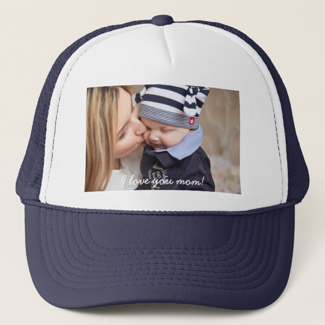 Casquette Cadeaux Personnalisés Pour Maman Ajouter Votre Pho (Devant)