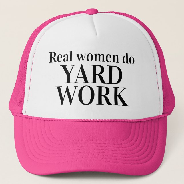 Casquette Cadeaux pour ses VRAIES FEMMES JOUENT LE TRAVAIL (Devant)