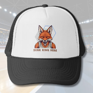 Casquette Cadeaux Renard cool pour les amateurs de basket-ba