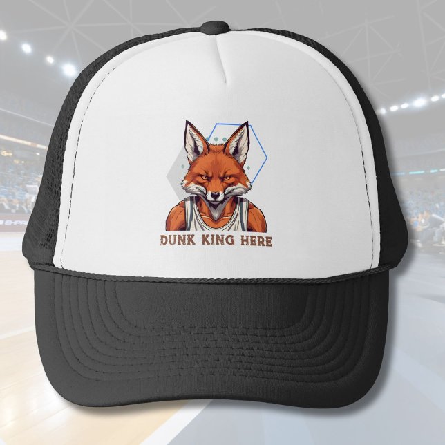Casquette Cadeaux Renard cool pour les amateurs de basket-ba (Cool Fox Gifts for Basketball Lovers Coach Fans)