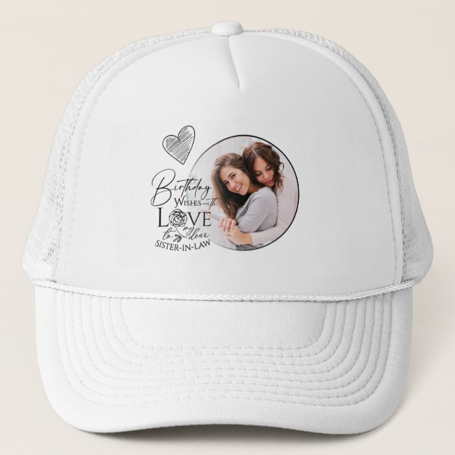 Casquette Cadeaux Simples D'anniversaire Pour Belle-Sœur (Devant)