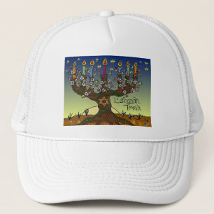 Casquette Cadeaux Vêtements Judaica L'shanah Tovah Arbre de