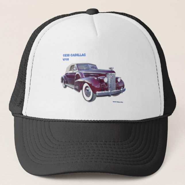 CASQUETTE CADILLAC 1938 V-16 (Devant)
