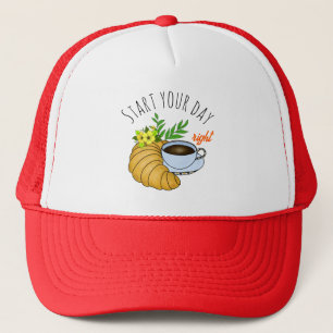 Casquette Café avec croissant