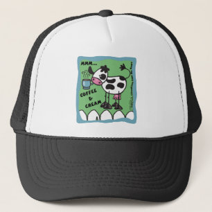 Casquette Café et vache à la crème