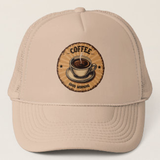 Casquette Café fraîchement infusé vintage