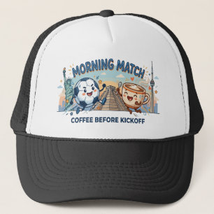 Casquette Café pour Match de Football du Matin