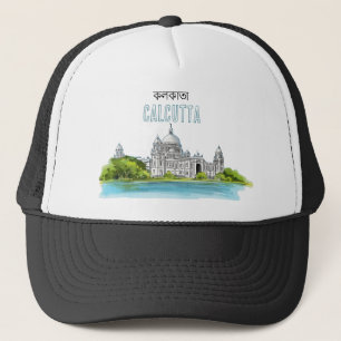 Casquette Calcutta "Mémorial Victoria" Kolkata Bengali