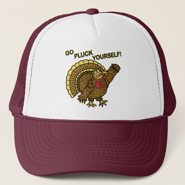 Casquette Calembour drôle de la Turquie de thanksgiving (Devant)