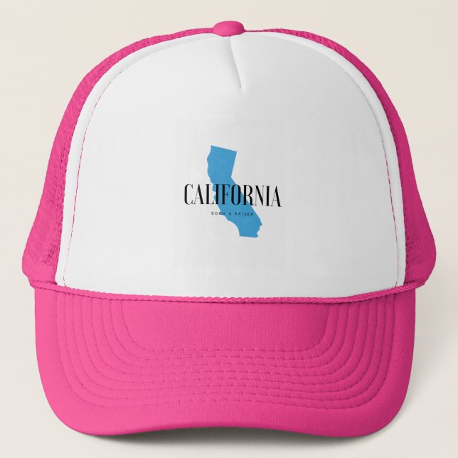 Casquette California Born & Raised (Devant)