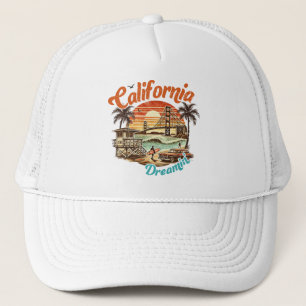 Casquette California Dreamin’ - pont côtier, plage