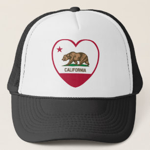 Casquette California Love - California Flag Heart