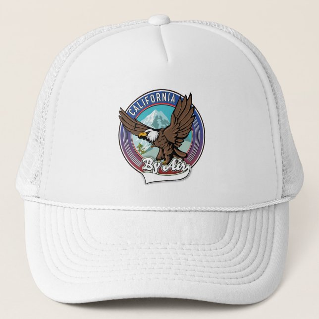 Casquette California par patch de voyage aérien (Devant)