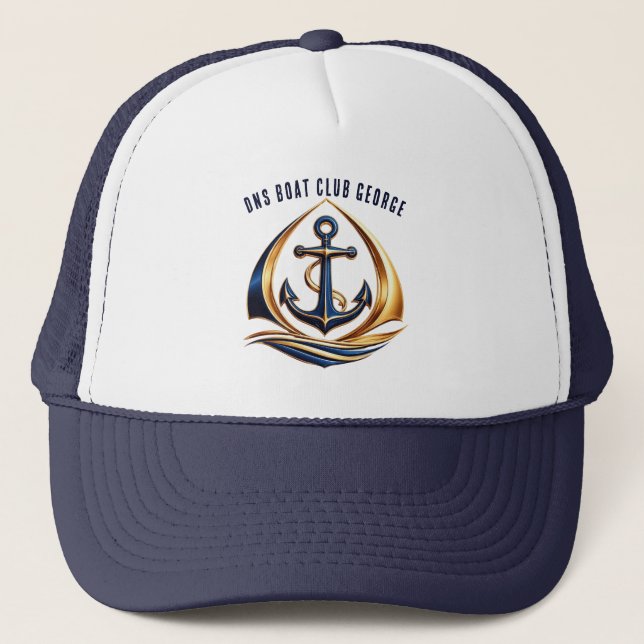 Casquette Calot de bateau nautique en maille (Devant)