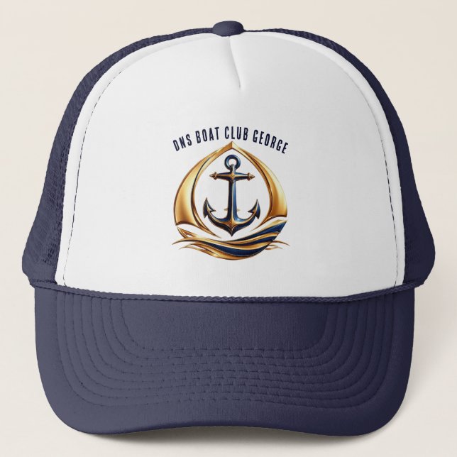 Casquette Calot de bateau nautique en maille (Devant)
