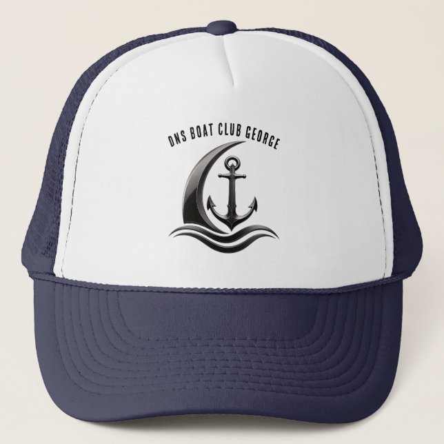 Casquette Calot de bateau nautique en maille (Devant)