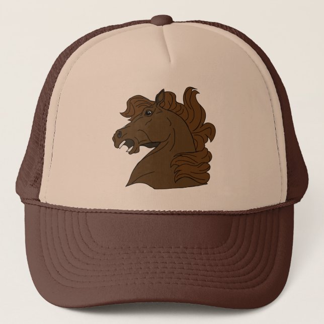 Casquette Calot de tête de cheval (Devant)