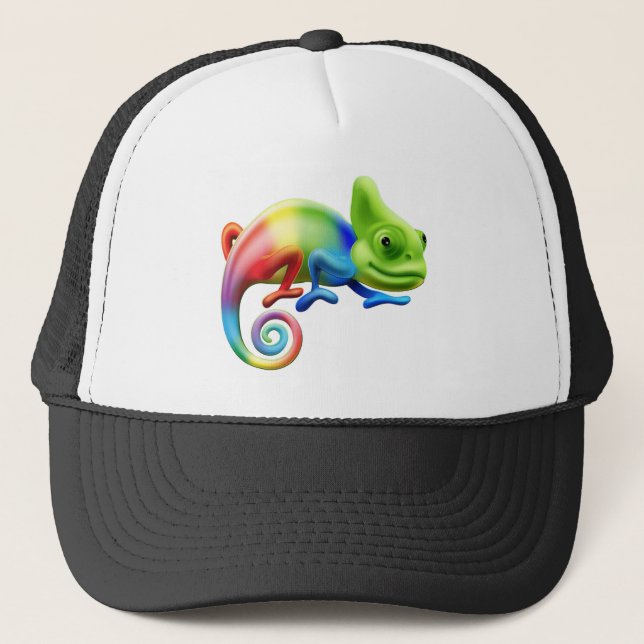 Casquette Caméléon d'arc-en-ciel (Devant)