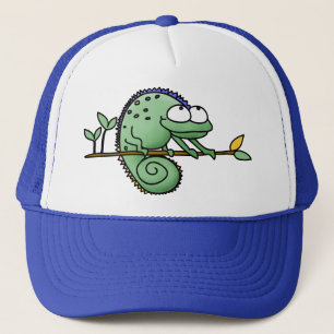 Casquette Cameleon de dessin animé drôle et mignon Lézard ve