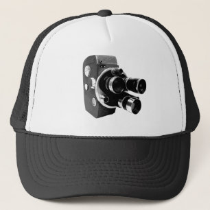 Casquette caméra vidéo vintage