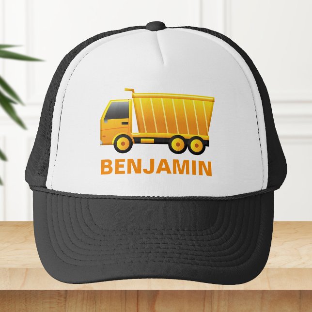 Casquette Camion à benne construction enfants (Créateur téléchargé)