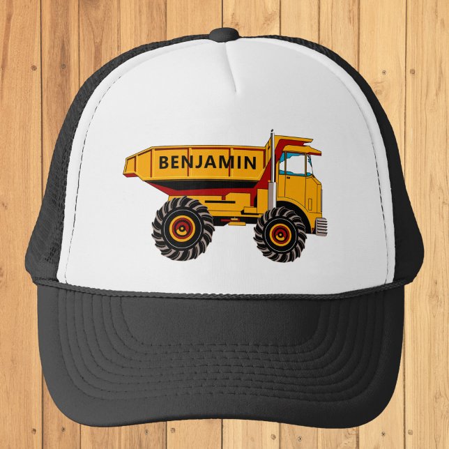 Casquette Camion à benne construction enfants (Créateur téléchargé)