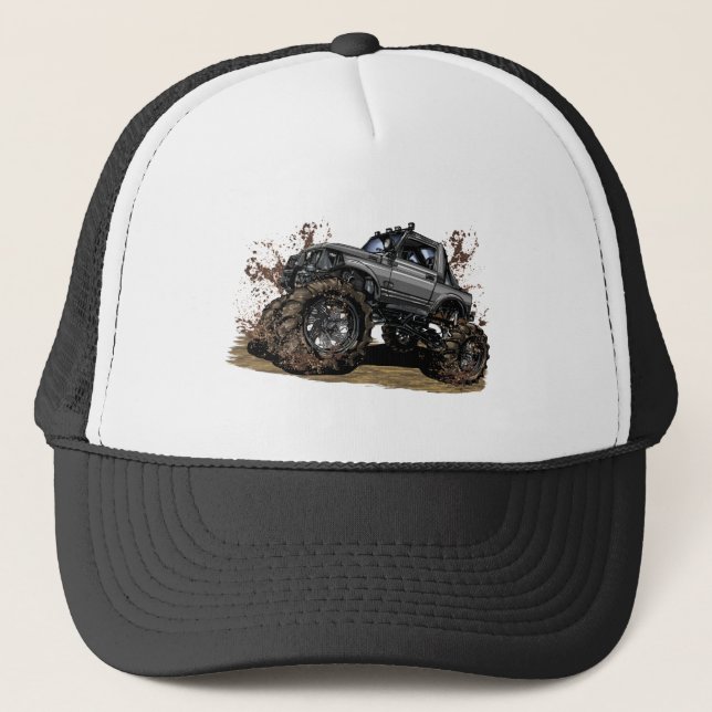 Casquette Camion Big Monster Off Road Adventure Mud Trucker (Devant)