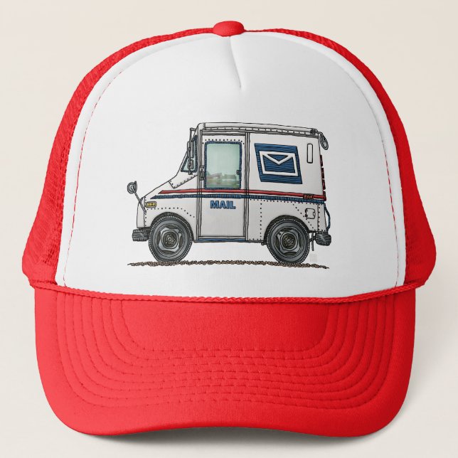 Casquette Camion de courrier mignon (Devant)