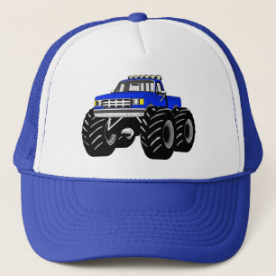 CASQUETTE CAMION DE MONSTRE BLEU