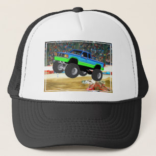 Casquette Camion de monstre merveilleux dans l'arène
