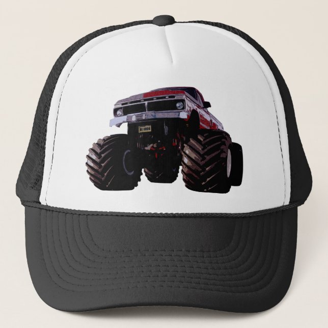 Casquette Camion de monstre pourpre (Devant)