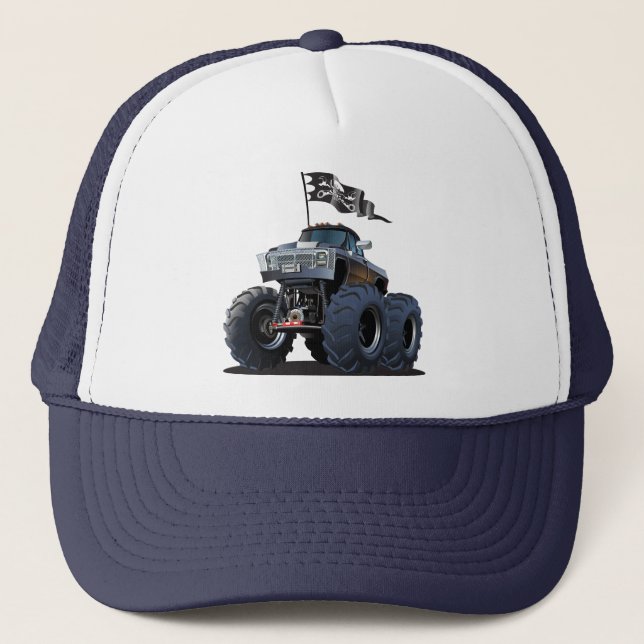 Casquette Camion monstre de dessin animé (Devant)