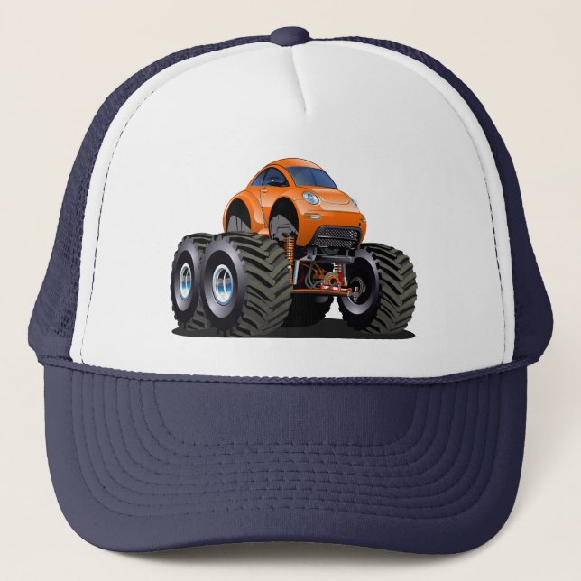 Casquette Camion monstre de dessin animé (Devant)