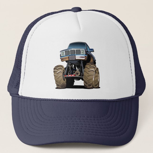 Casquette Camion monstre de dessin animé (Devant)