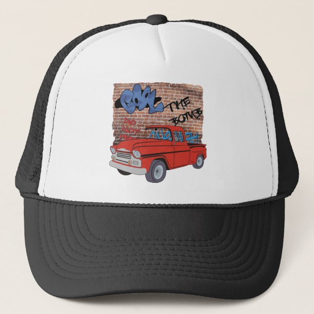 Casquette Camion pick-up vintage de Chevy (Devant)