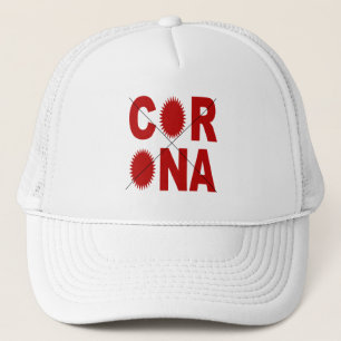 Casquette camionneur blanc CORONA X