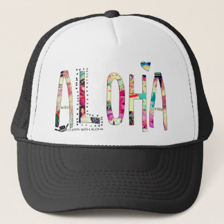 Casquette Camionneur de COLLAGE de CWA ALOHA